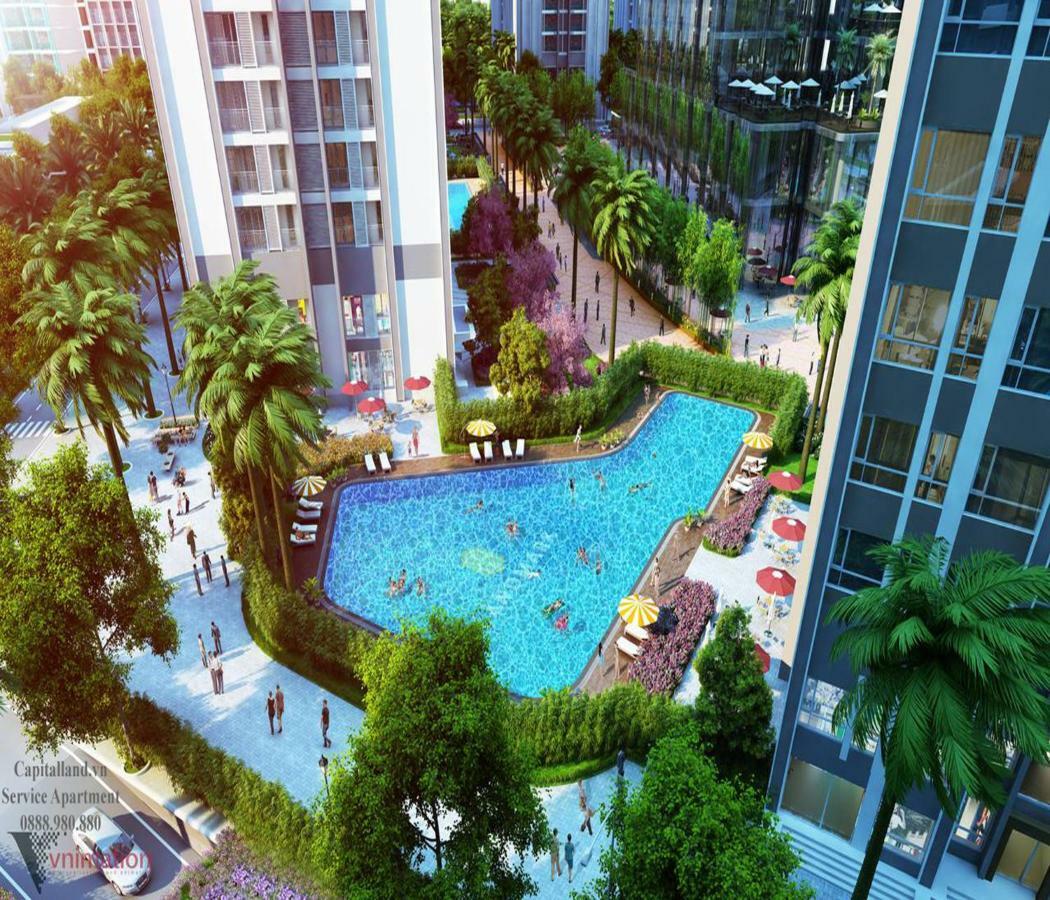 Capitalland'S Service Apartment Landmark 6 Vinhomes Ho Chi Minh-staden Exteriör bild